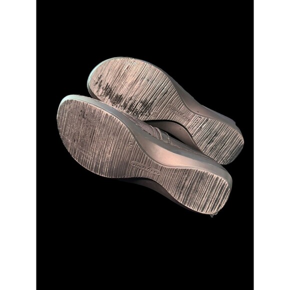 Easy Spirit Woman’s Comfort Esdonnica Black Smooth Leather Mules 7 1/2 M - Picture 8 of 13